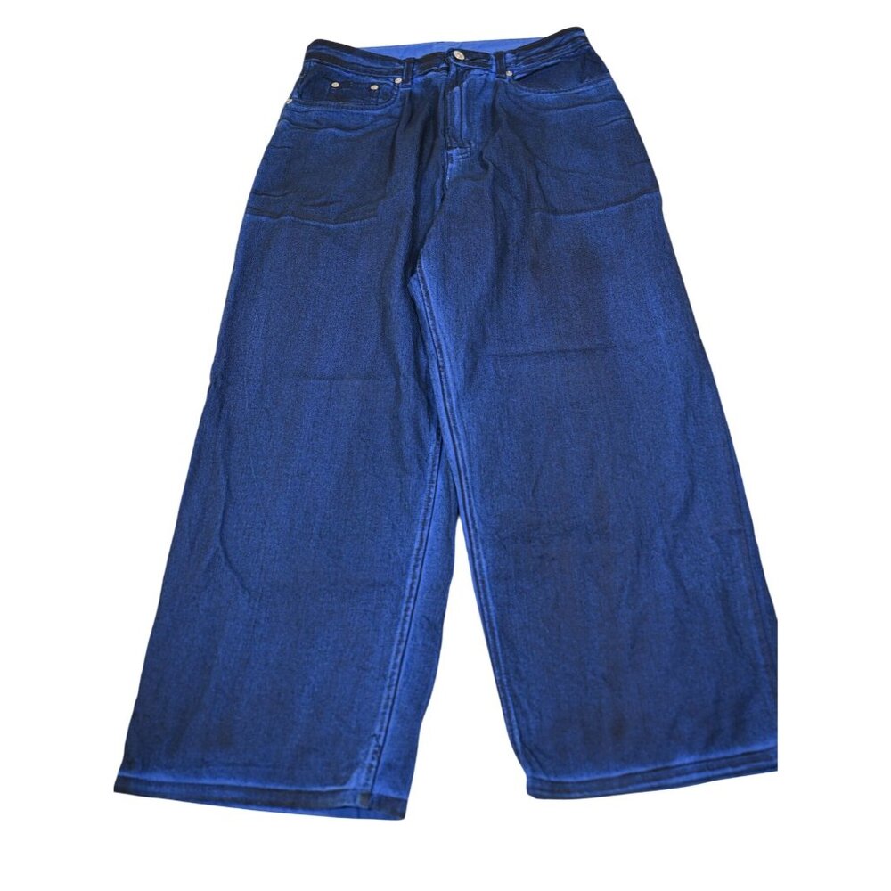 NEOITY Slouchy Ankle Jeans in Blue